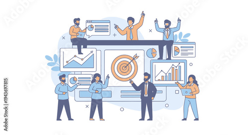 Wallpaper Mural Teamwork and Strategy for Business Success and Goal Achievement. Torontodigital.ca