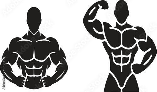 Silhouette illustration of a hand making a peace sign icon symbol with a simple vector style on white and black background representing people teamwork and unity