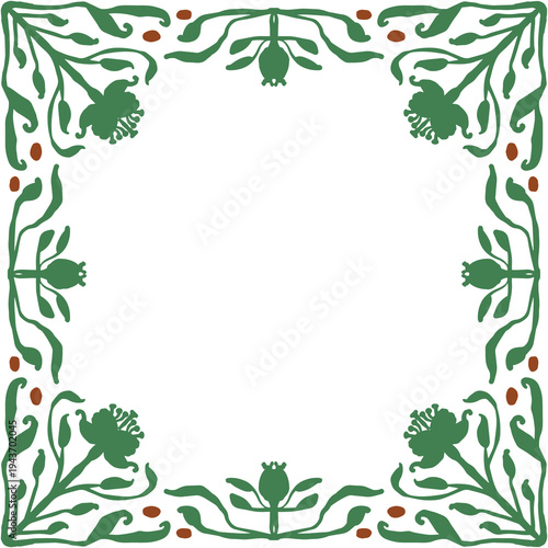 green square border 006