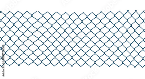 Diamond Pattern Chain Link Fence Background - Security Barrier