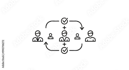 Teamwork and Collaboration Process Flow Diagram.