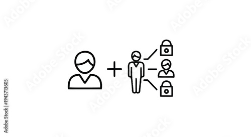 User Access Control and Permissions Management Concept.