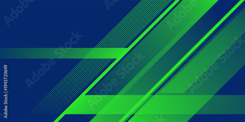 Abstract blue banner design vector, dynamic sporty horizontal background template for media promotion or web banner arts