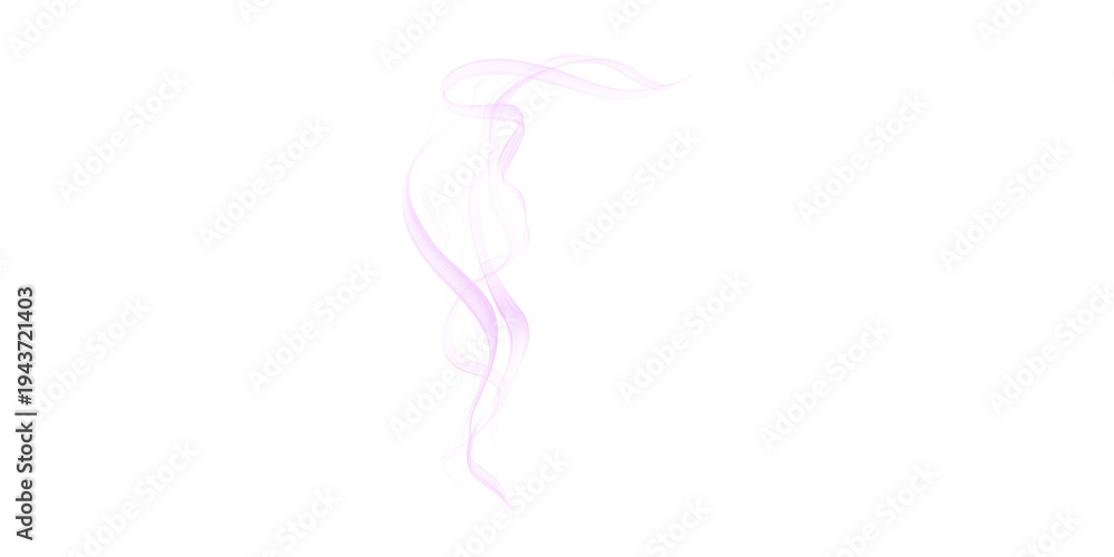 Obraz premium Elegant purple smoke swirls on black background ethereal wispy vapor trails abstract incense steam mystery flowing image