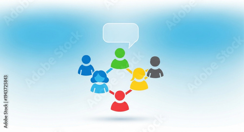 Group of Diverse People Engaged in Conversation.