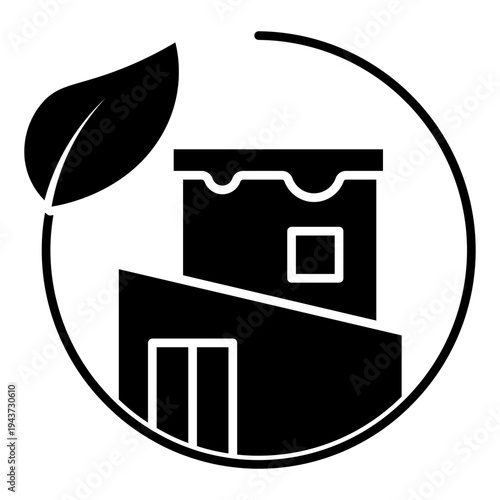 office building Solid icon