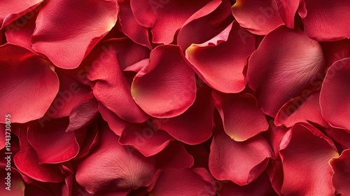 Wallpaper Mural Dense Cluster of Bright Red Rose Petals
 Torontodigital.ca