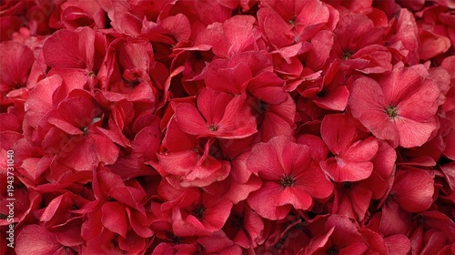 Wallpaper Mural Dense Cluster of Bright Red Rose Petals
 Torontodigital.ca