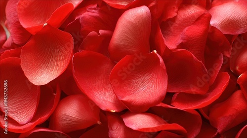 Wallpaper Mural Dense Cluster of Bright Red Rose Petals
 Torontodigital.ca