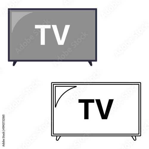 Design TV vetor televisão 