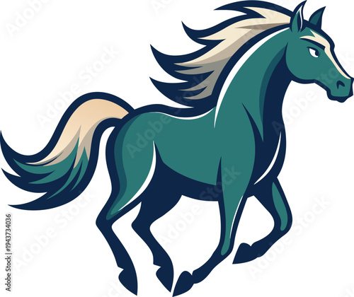 Running Horse Vector