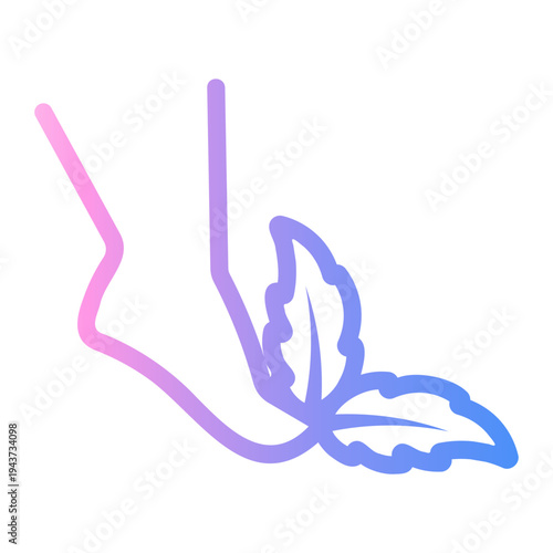 spa Line Gradient Icon