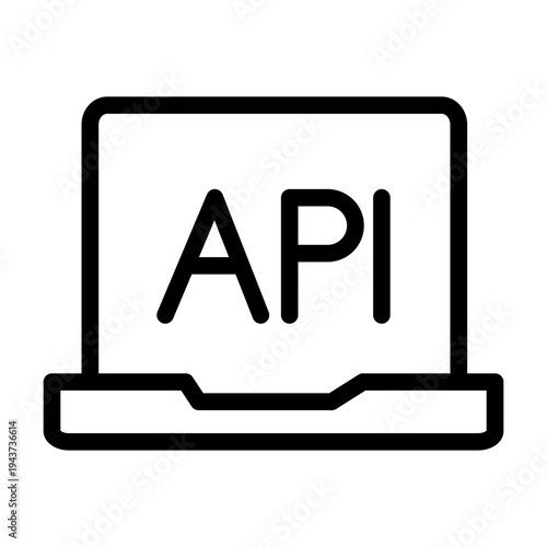 Server device icon representing API hosting, backend services, and system infrastructure.