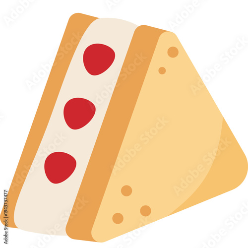 cute bread illustration