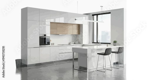 Modern Kitchen Interior.ai