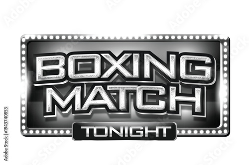 boxing match text 