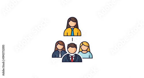 Group of Businesspeople Engaged in Teamwork and Collaboration.