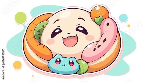 set of vector icons of fast food