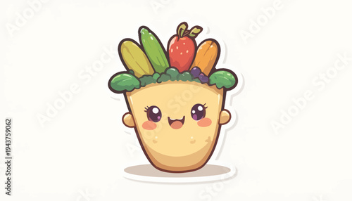 set of vector icons of fast food