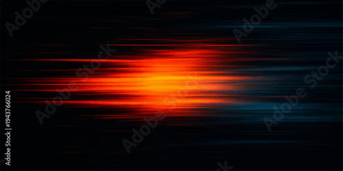 Fire Dancing Across Sky and Water at Sunset