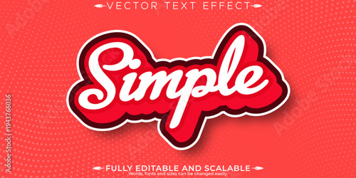 Retro sticker text effect, editable 70s and 80s text style