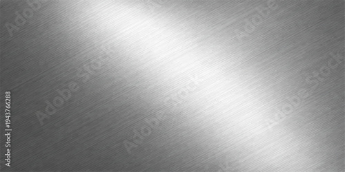 Brushed Metal Silver Steel Texture Background Plate Pattern Shiny Industrial Surface