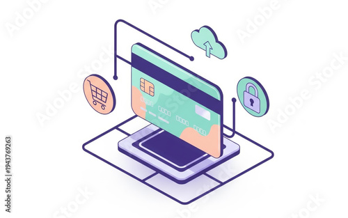 Digital Payment and Online Shopping Security with Credit Card and Cloud Technology