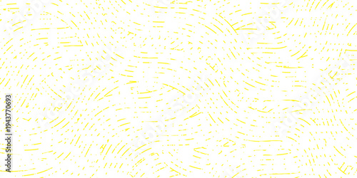 Yellow instant noodle, pasta and spaghetti texture with geometric wavy lines. Ramen, pasta vector pattern. Background abstract food illustration