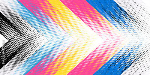 Abstract lined colors pattern design. Trendy geometric background. Multicolor paint brush pattern. Lined hipster web design wallpaper template for advertising