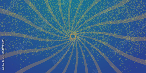 Abstract glowing blue sunburst background Retro vintage horizontal background for presentation, banner, poster, flyer, sales. Modern pop art poster for summer and spring