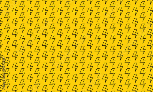 abstract black outline lightning bolt pattern perfect for banner poster background.