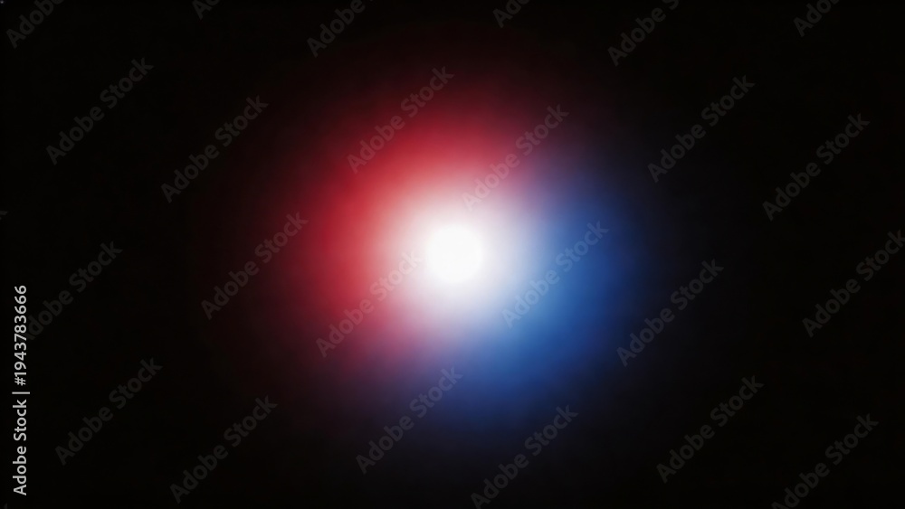 Obraz premium Light effect with red and blue hues