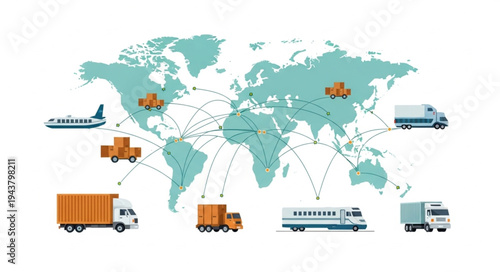 Global Logistics Transportation Network.