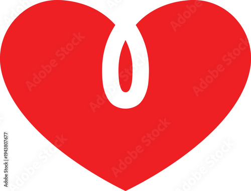 Heart shape design for love symbols, valentines day related designs and frames, Red heart formed by Available in vector EPS format