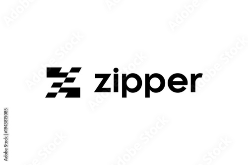 letter z zipper logo