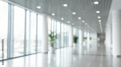 Blurred background images of public areas, hospital or clinic corridors.