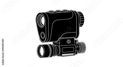Night Vision Monocular Device for Hunting and Surveillance