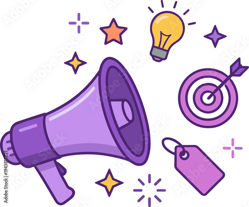 Megaphone illustration