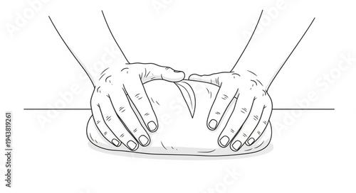 Hands Holding a Small Object.