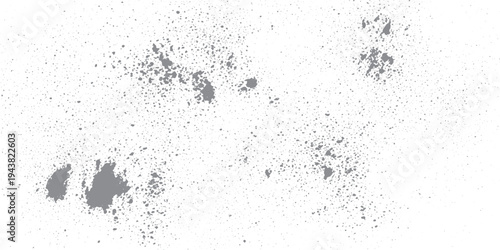 Abstract white background with scattered gray paint splatters and speckles with paint with splatter with speckles with abstract with white with gray with background