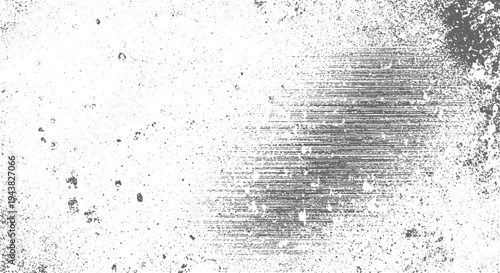 Grunge texture with horizontal lines and scattered dust specks with white background with distressed with rough texture with abstract background with monochrome overlay