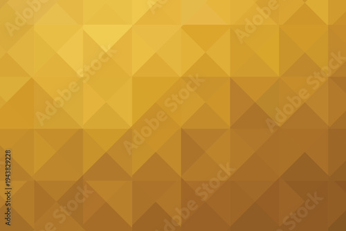golden fractal geometric abstract background