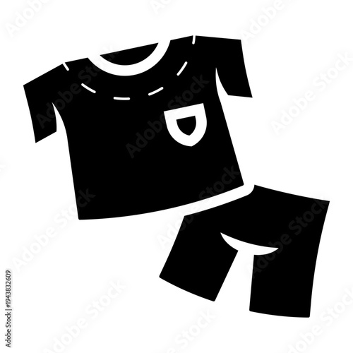 soccer or football jersey uniform glyph icon