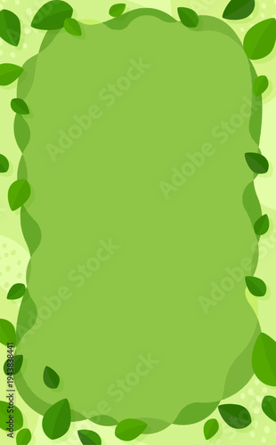 新緑のポップなフレーム7_縦