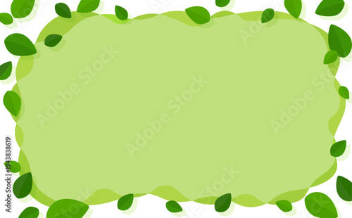 新緑のポップなフレーム11_横