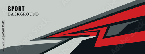 Abstract sport background with dynamic geometric shapes. Racing speed and motion graphic design. Vector Illustration.