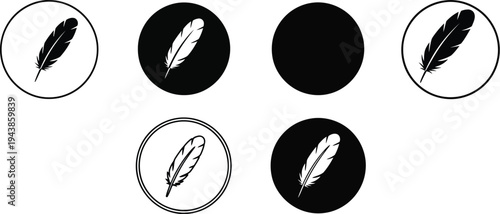 Feather icons set. 