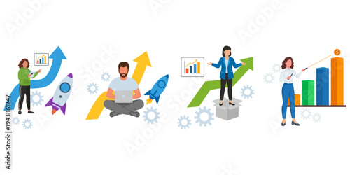 Bussiness Starup Illustration