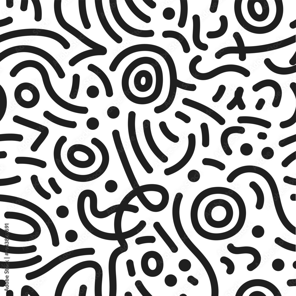 Fototapeta premium Abstract Radial Pattern Vector Illustration