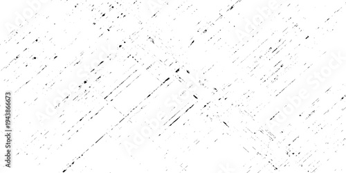 A high contrast white grunge background featuring sharp, diagonal black scratches and a distressed brushed effect, making it an ideal choice for industrial branding.